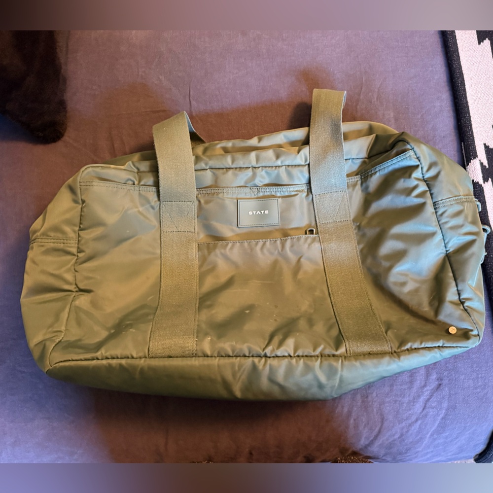 State Olive Duffel Bag for Men